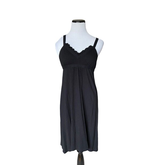 Mossimo Dresses & Skirts - Y2K Mossimo Empire Waist Babydoll Dress Size M Black 2000s Vintage‎ Indie Sleaze